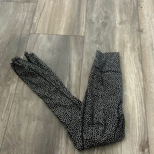 BuffBunny Black and White Polka Dot Leggings